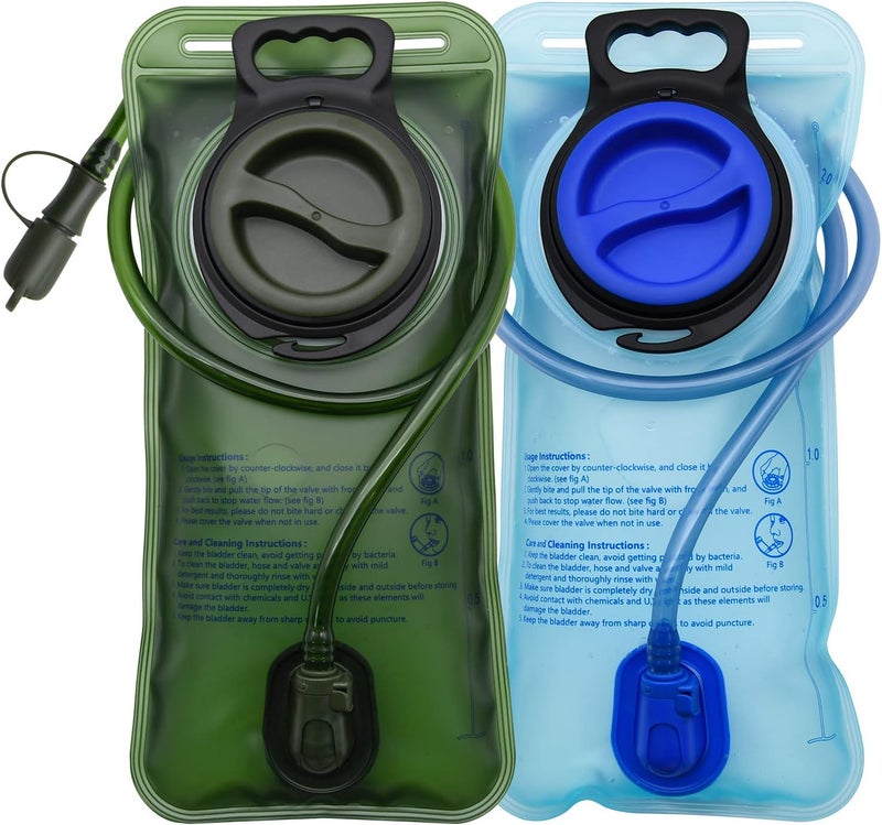 Mdvora 1.5L/2L/2.5L/3L Hydration Bladder, Large Opening Water Storage Bladder Bag, for Cycling Hiking Camping - Image 1